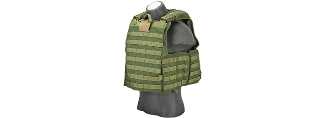 Flyye Industries 1000D Maritime Force Recon Vest (LRG) OD GREEN