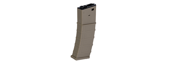 LONEX POLYMER 360 ROUND TEXTURED HI CAPACITY FLASH MAGAZINE (TAN)