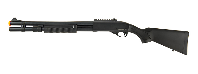 JAG ARMS SCATTERGUN HDS AIRSOFT GAS SHOTGUN - EXTENDED TUBE (BLACK)