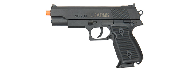 UKARMS POLYMER SPRING OPERATED 7" INCH BB PISTOL (BLACK)