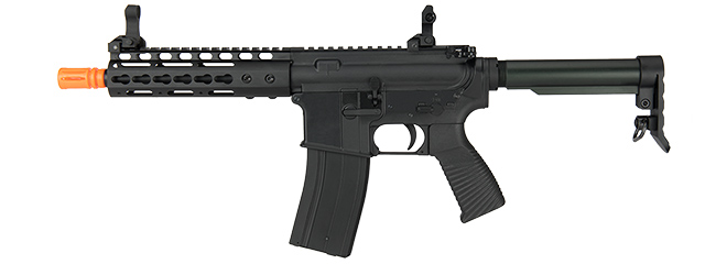 GOLDEN EAGLE MC6637 ELITE SERIES 7" KEYMOD CQB GBB AIRSOFT RIFLE (BLACK)