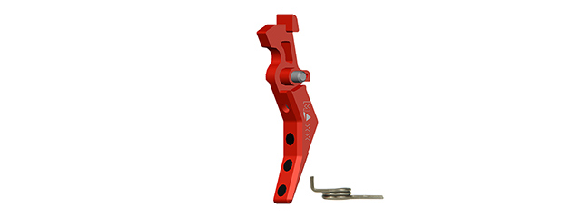 CNC Aluminum Advanced AEG Trigger (Style B) (Red)