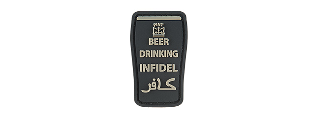 G-FORCE BEER DRINKING INFIDELS MORALE PATCH