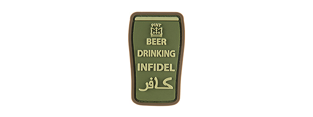 G-FORCE BEER DRINKING INFIDELS MORALE PATCH