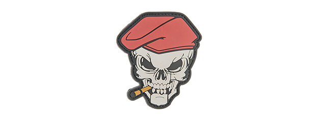 G-FORCE SMOKING SKULL PVC PATCH