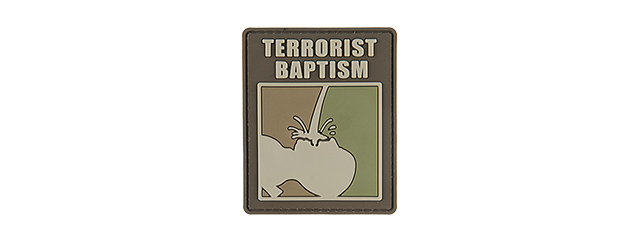 G-FORCE TERRORRIST BAPTISM PVC MORALE PATCH
