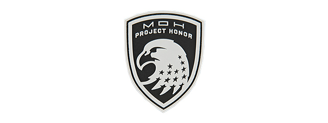 G-FORCE SHIELD OF PROJECT HONOR PVC MORALE PATCH (BLACK)