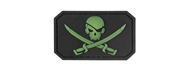 G-FORCE GLOW IN THE DARK PIRATE MORALE PATCH