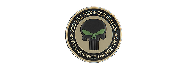 G-FORCE PUNISHER ENEMIES GLOW-IN-THE-DARK PVC MORALE PATCH