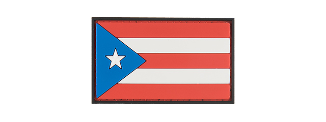 G-FORCE PUERTO RICO FLAG PVC MORALE PATCH