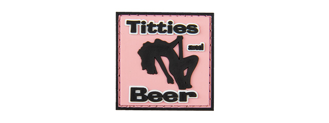 G-FORCE TITTIES AND BEER PVC MORALE PATCH