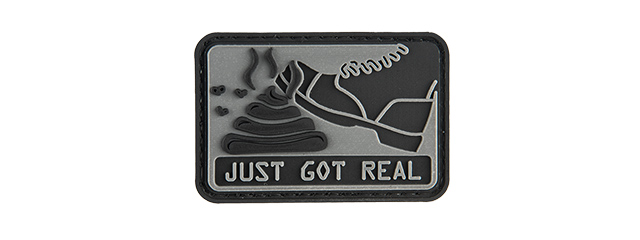 G-FORCE SH*T JUST GOT REAL PVC MORALE PATCH