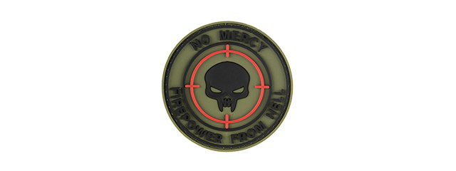 G-FORCE NO MERCY FIREPOWER FROM HELL PVC PATCH