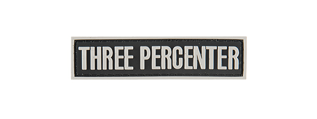 G-FORCE THREE PERCENTER MORALE PATCH (BLACK)