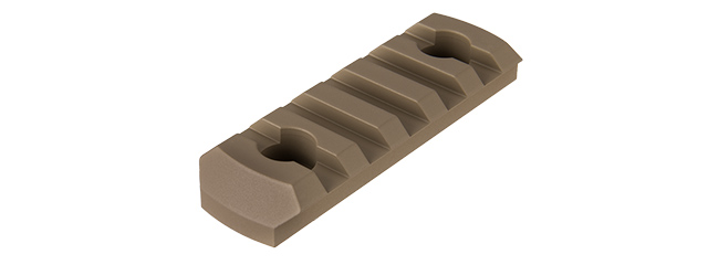 RANGER ARMORY 5-SLOT ALUMINUM PICATINNY RAIL SECTION FOR M-LOK (TAN)