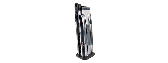 TOKYO MARUI 31RD MAGAZINE FOR TM HI CAPA 4.3 GBB AIRSOFT PISTOL (CHROME)