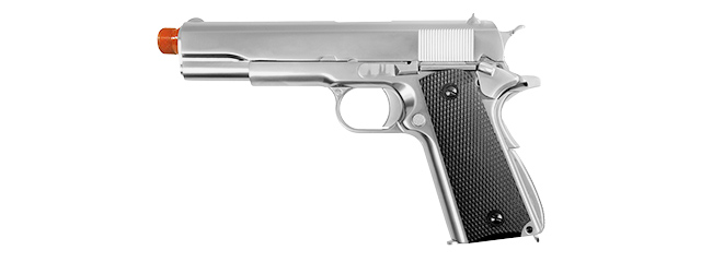 WE Tech M1911 Hi-Capa Airsoft GBB Gas Blowback Pistol (SILVER)