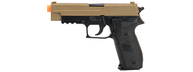 Sig Sauer P226 Spring Airsoft Pistol (BLACK / TAN)