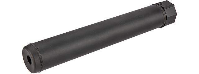 5KU SOCOM762SS QD Airsoft 10" Mock Suppressor / Barrel Extension [Smooth] (BLACK)