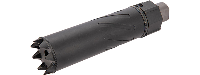 5KU SOCOM556RC Monster QD 6" Mock Suppressor / Barrel Extension [Fluted] (BLACK)