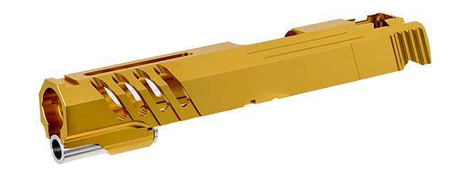 Airsoft Masterpiece Custom "Saber" Standard Slide for TM Hi-Capa 5.1 GBB Pistols (GOLD)