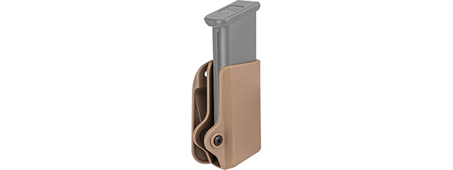 Lancer Tactical Single Magazine Pouch for Glock 17 (DARK EARTH) - Click Image to Close