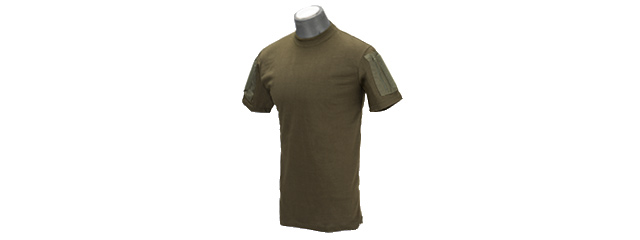 Lancer Tactical Airsoft Ripstop PC T-Shirt [LARGE] (OD GREEN)