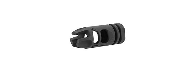 Lancer Tactical Hybrid Airsoft Flash Hider Muzzle Brake Compensator [14mm CCW]