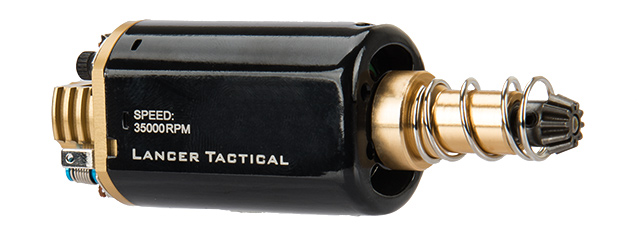 Lancer Tactical Long Type Super High Torque AEG Motor Version 2 [35,000 RPM] (BLACK/GOLD)