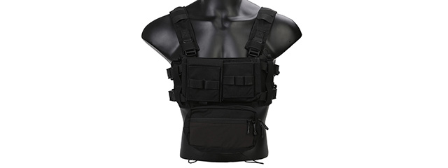 Emerson Gear Low Profile Modular Chest Rig System- BLACK