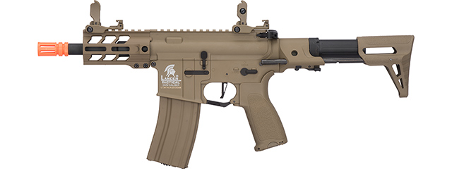 Lancer Tactical Enforcer Hybrid Gen 2 BATTLE HAWK 4" PDW AEG [LOW FPS] (TAN)