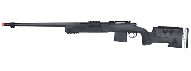 WellFire MB4417 M40A3 Bolt Action Airsoft Sniper Rifle (BLACK)