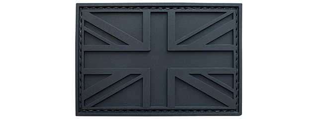 G-Force United Kingdom Flag PVC Morale Patch (BLACK)