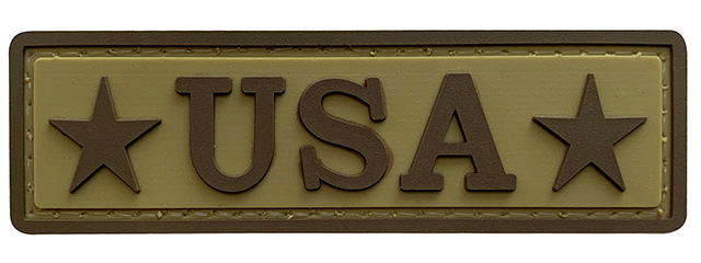 G-Force USA PVC Morale Patch (TAN)