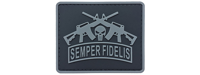 G-Force Semper Fidelis PVC Morale Patch (GRAY)