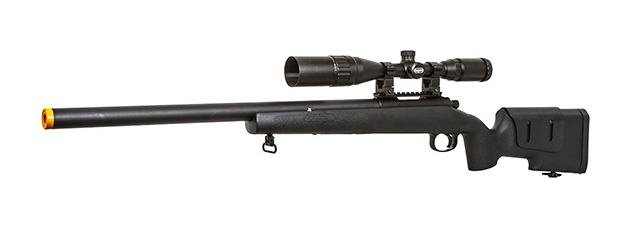 Classic Army SR40 Bolt Action Spring Airsoft Sniper Rifle (BLACK)