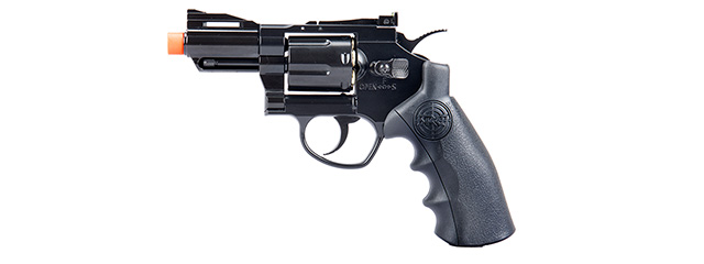 SRC 2.5" Titan Full Metal CO2 Airsoft Revolver (BLACK)