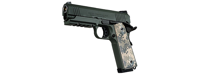 Tokyo Marui 4.3 Foliage Warrior 1911 Gas Blowback Airsoft Pistol (FOLIAGE GREEN)