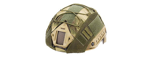 G-FORCE 1000D NYLON POLYESTER BUMP HELMET COVER (FOREST GREEN)