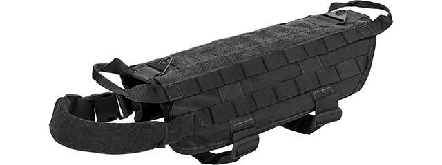 Tactical Training Molle Dog Harness (Black), Med