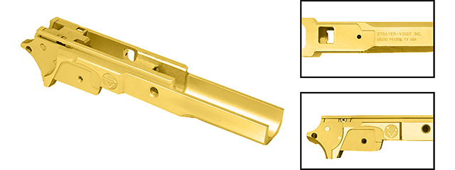 Airsoft Masterpiece S-Style 3.9 Aluminum Advance Frame (Gold)