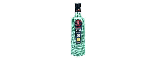 Lancer Tactical 5100 Round 0.25g Seamless Airsoft BBs (Color: Green)