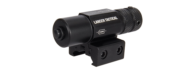 Lancer Tactical Green Laser w/ 20mm Standard Rail Mount (Black)