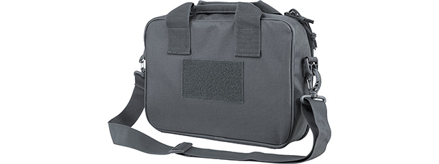 VISM by NcSTAR DOUBLE PISTOL RANGE BAG, URBAN GRAY