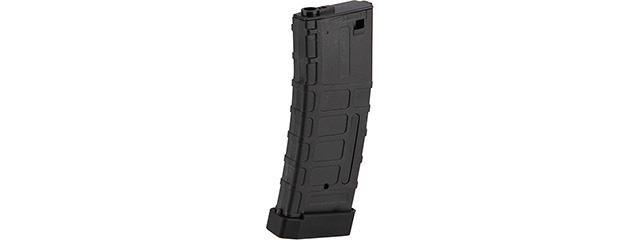 Double Bell 120rd Mid Cap M4 Airsoft AEG Magazine w/ Tactical Base Plate (BLACK)