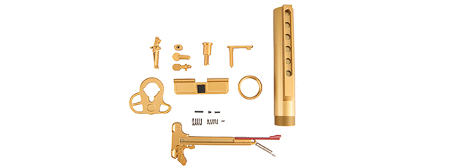 Lancer Tactical Gold Dress Up Kit for M4