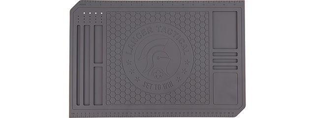 LANCER TACTICAL LOGO GUN MAT (GRAY)