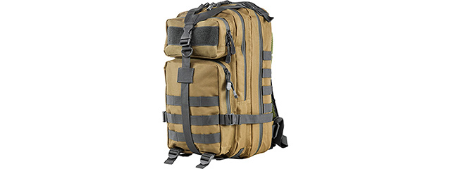 VISM by NcSTAR SMALL BACKPACK, TAN/URBAN GRAY