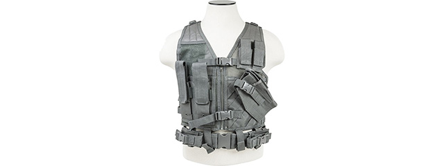 VISM by NCSTAR TACTICAL VEST, URBAN GRAY (MED-2XL)