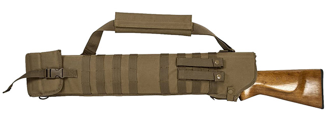 VISM by NcSTAR TACTICAL SHOTGUN SCABBARD, TAN